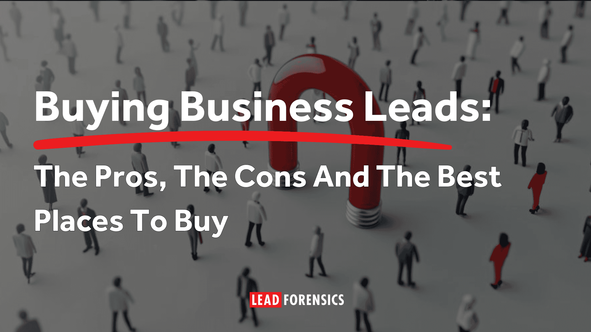 Buying Business Leads Graphic