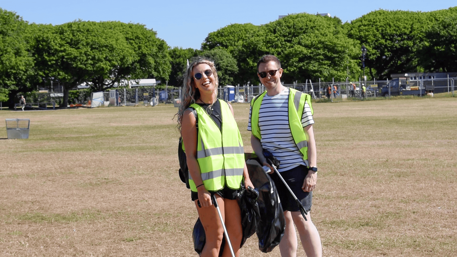 Lead Forensics volunteers on Southsea common