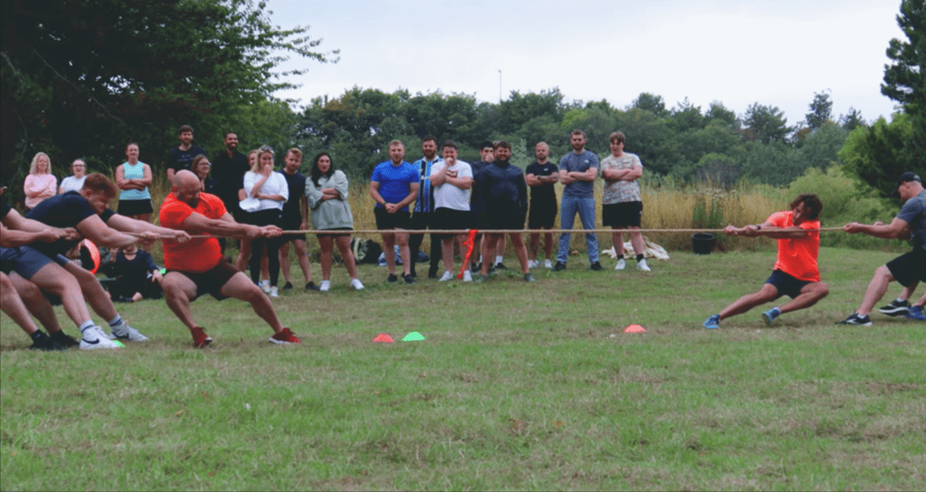 Lead Forensics Sports Day tug of war