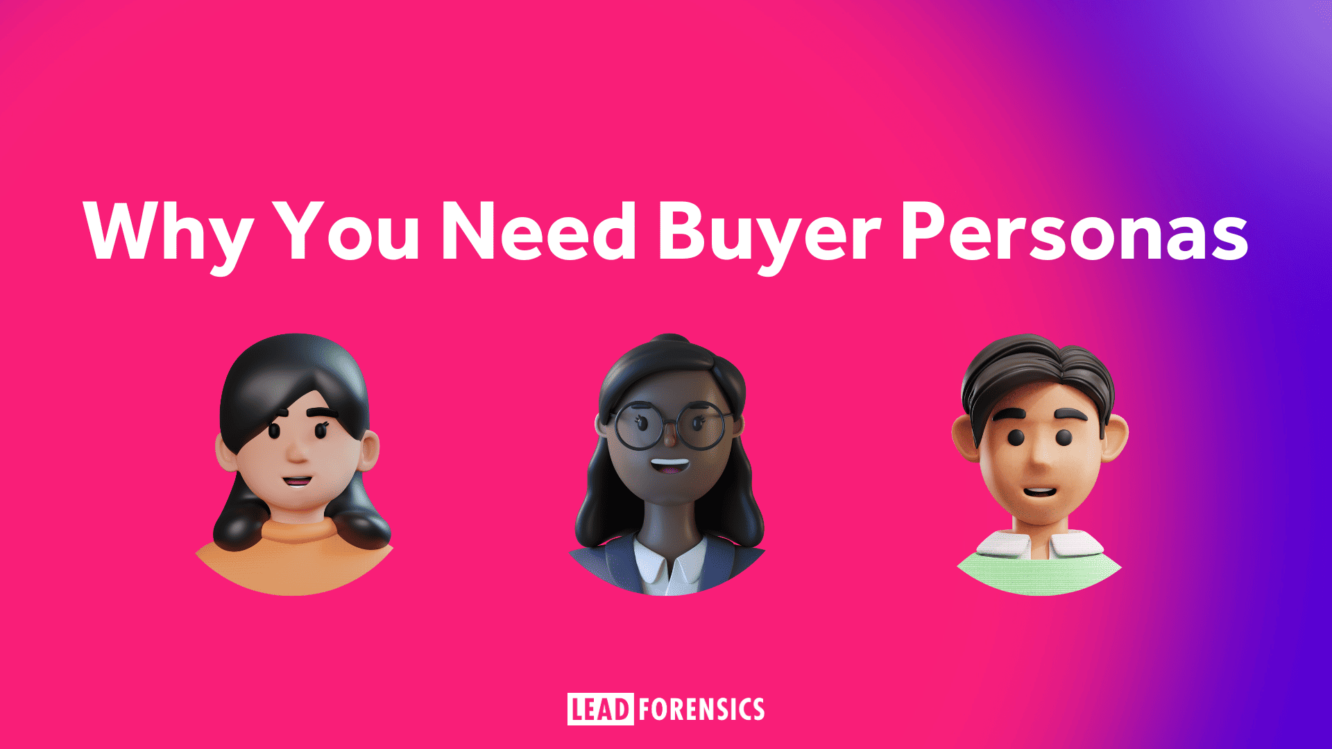 Why You Need Buyer Personas For Your B2B Sales & Marketing Activities