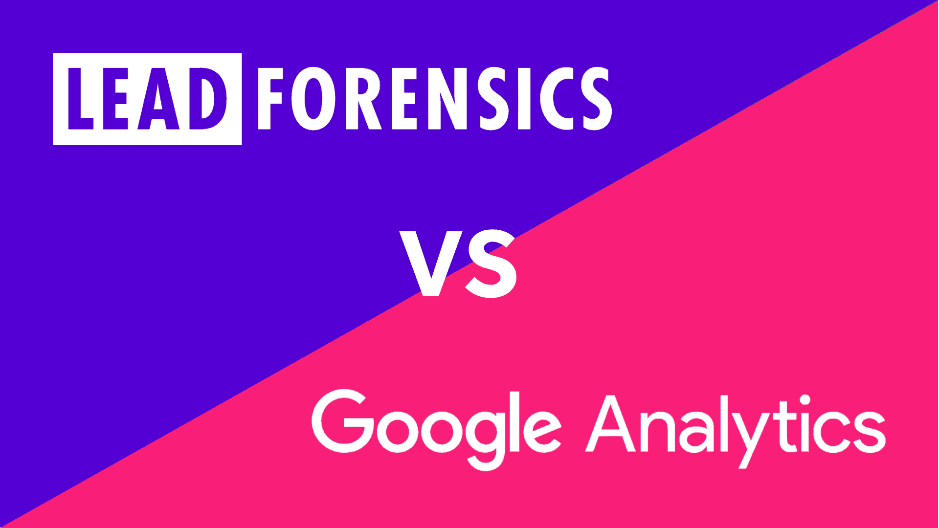 Lead Forensics vs Google Analytics