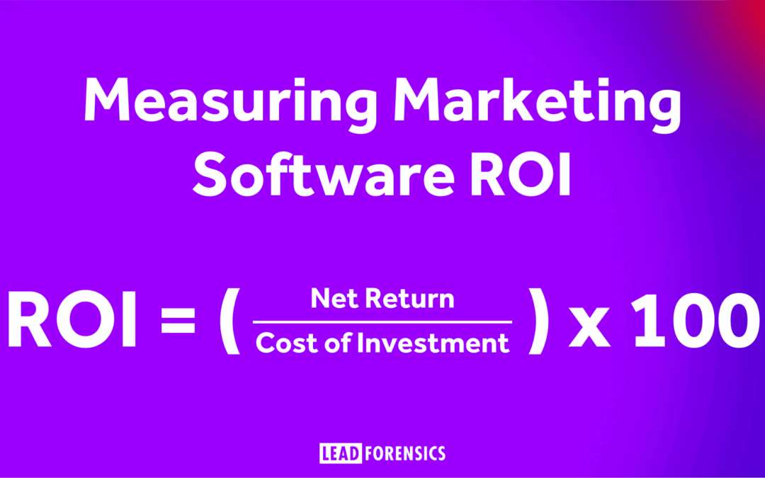 Measuring Marketing Software ROI