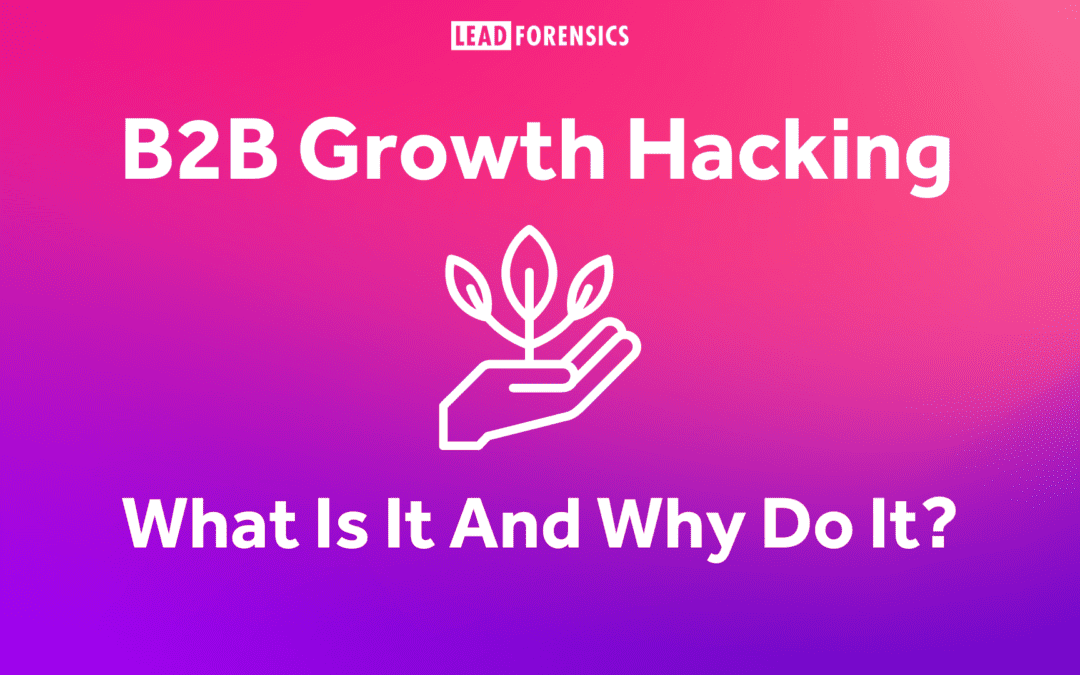 B2B Growth Hacking – What Is It And Why Do It?