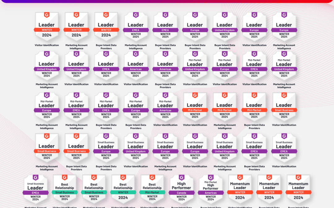 Lead Forensics Awarded 46 G2 Badges in Winter 2024 Rankings