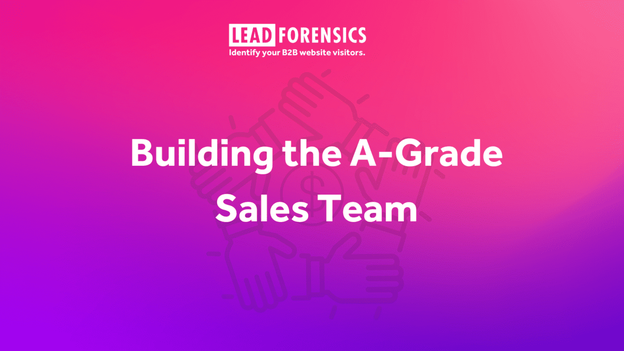 Building the AGrade Sales Team Lead Forensics