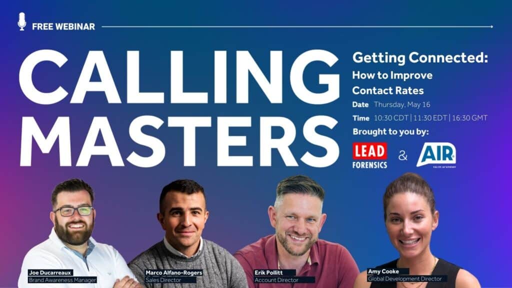 Calling Masters - Getting Connected: How to Improve Contact Rates image