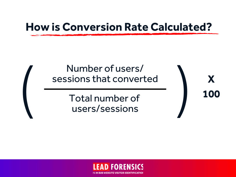 how is conversion rate calculated