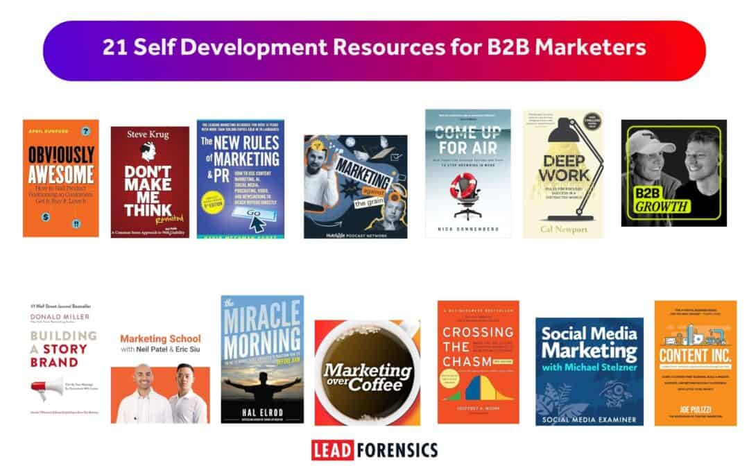 21 Self Development Resources for B2B Marketers
