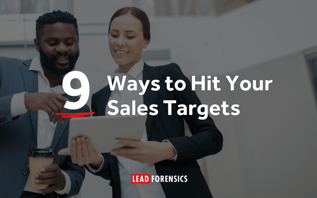 9 Ways to Hit Sales Targets