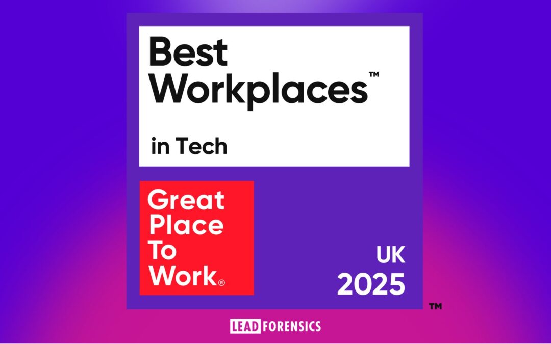 Lead Forensics named one of the UK’s Best Workplaces in Tech™ 2025