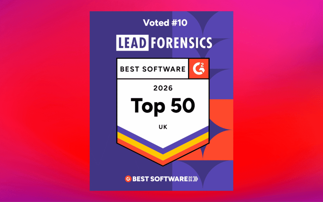 Lead Forensics Voted Top 10 UK Software Company by G2