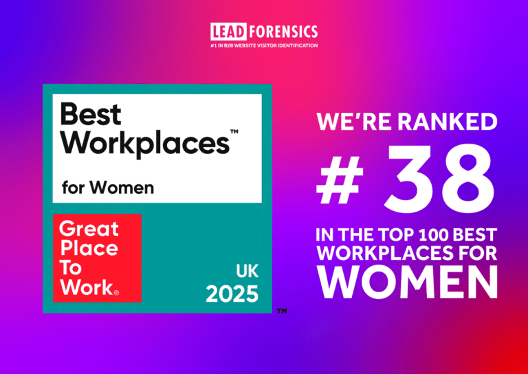 Lead Forensics named one of the UK’s Best Workplaces for Women™ 2025