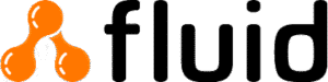 Fluid branding logo