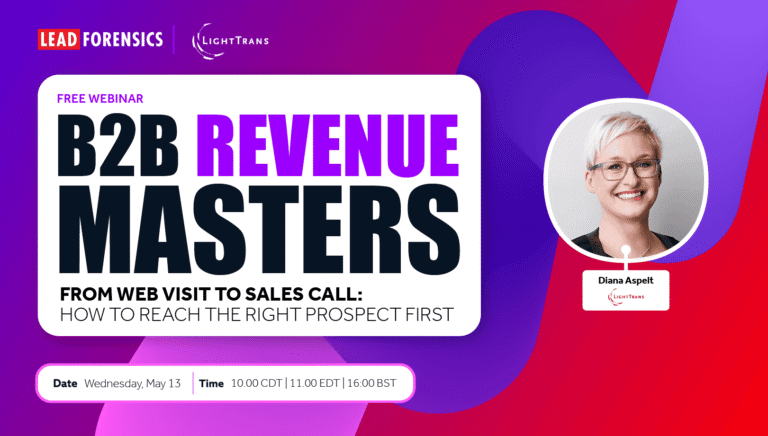 From Web Visit to Sales Call: How to Reach the Right Prospect First