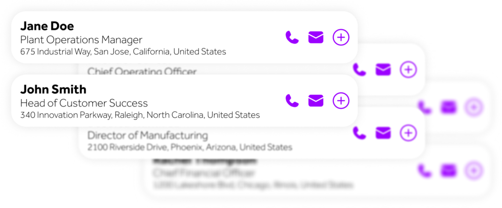 contact details key decision makers