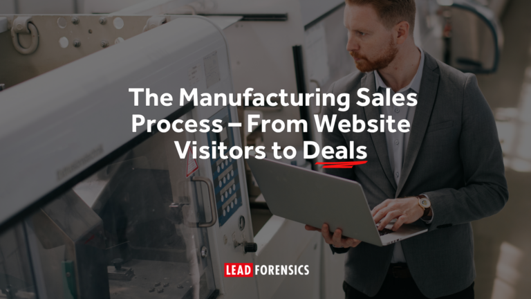 The manufacturing sales process